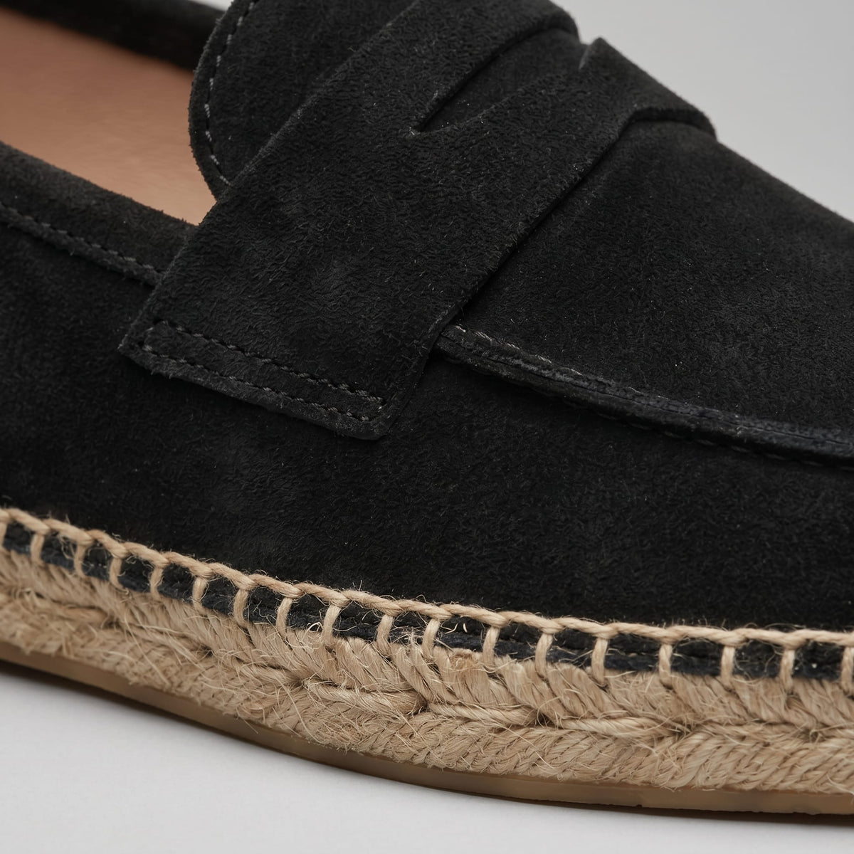 Herren Wildleder-Espadrilles mit Penny-Riemen | Bernhard