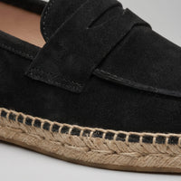 Herren Wildleder-Espadrilles mit Penny-Riemen | Bernhard