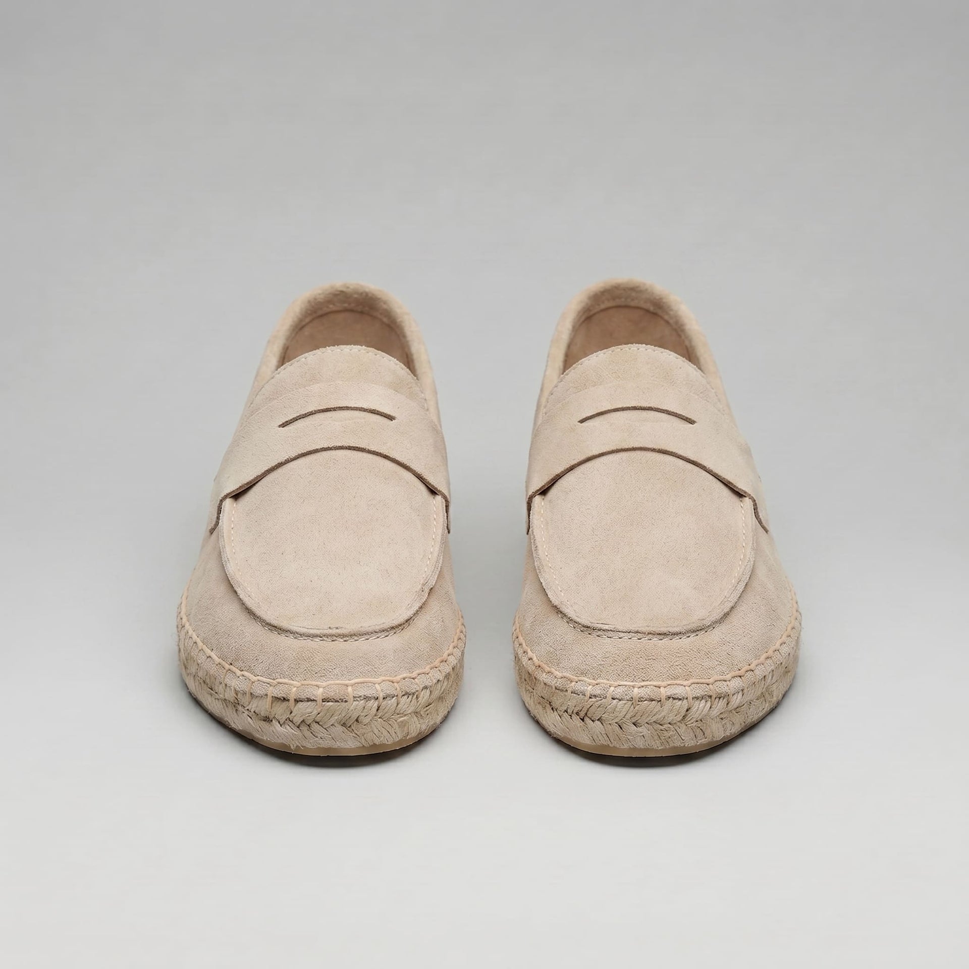 Herren Wildleder-Espadrilles mit Penny-Riemen | Bernhard