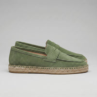 Herren Wildleder-Espadrilles mit Penny-Riemen | Bernhard