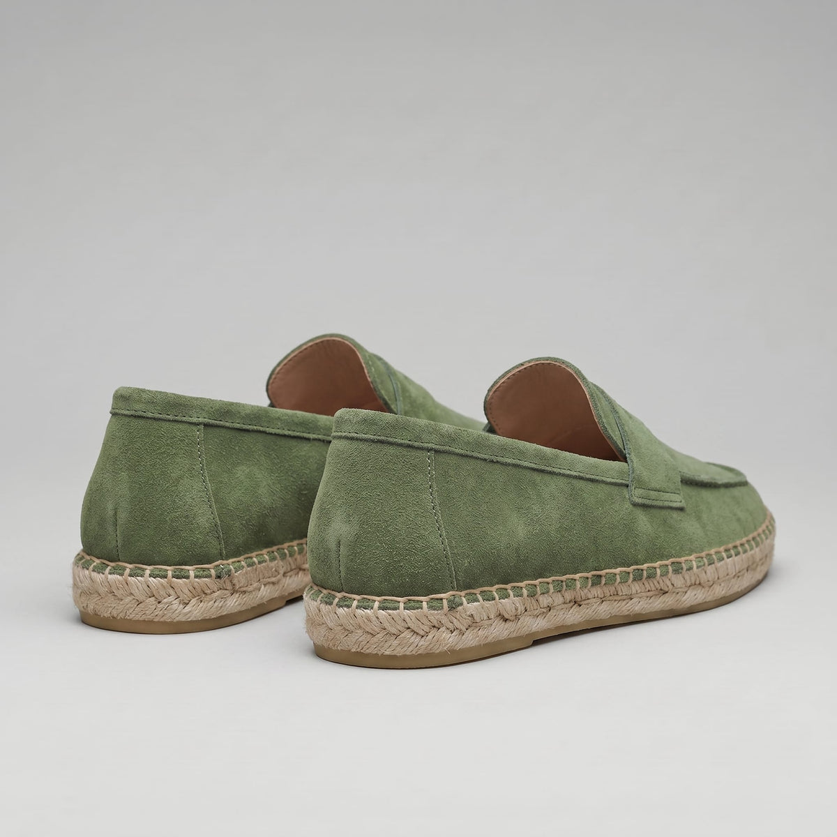 Herren Wildleder-Espadrilles mit Penny-Riemen | Bernhard