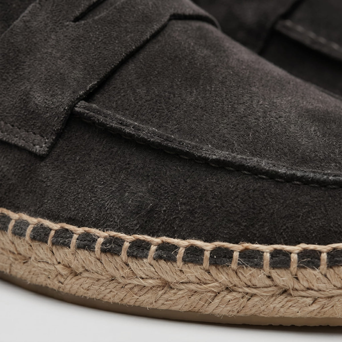 Herren Wildleder-Espadrilles mit Penny-Riemen | Bernhard