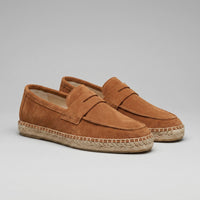 Herren Wildleder-Espadrilles mit Penny-Riemen | Bernhard
