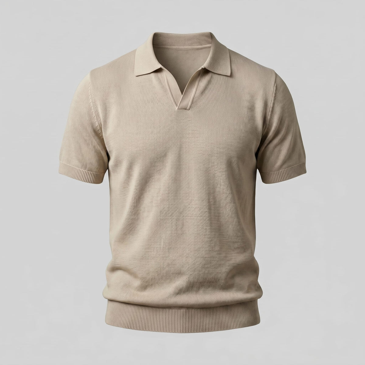 Herren Feinstrickpoloshirt mit offenem Kragen | Lorenz_6