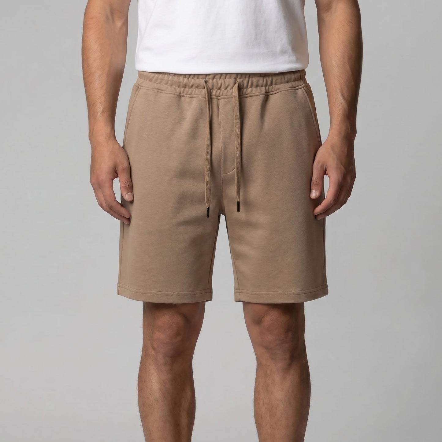 Herren Fleeceshorts mit Kordelzug | Peer_26
