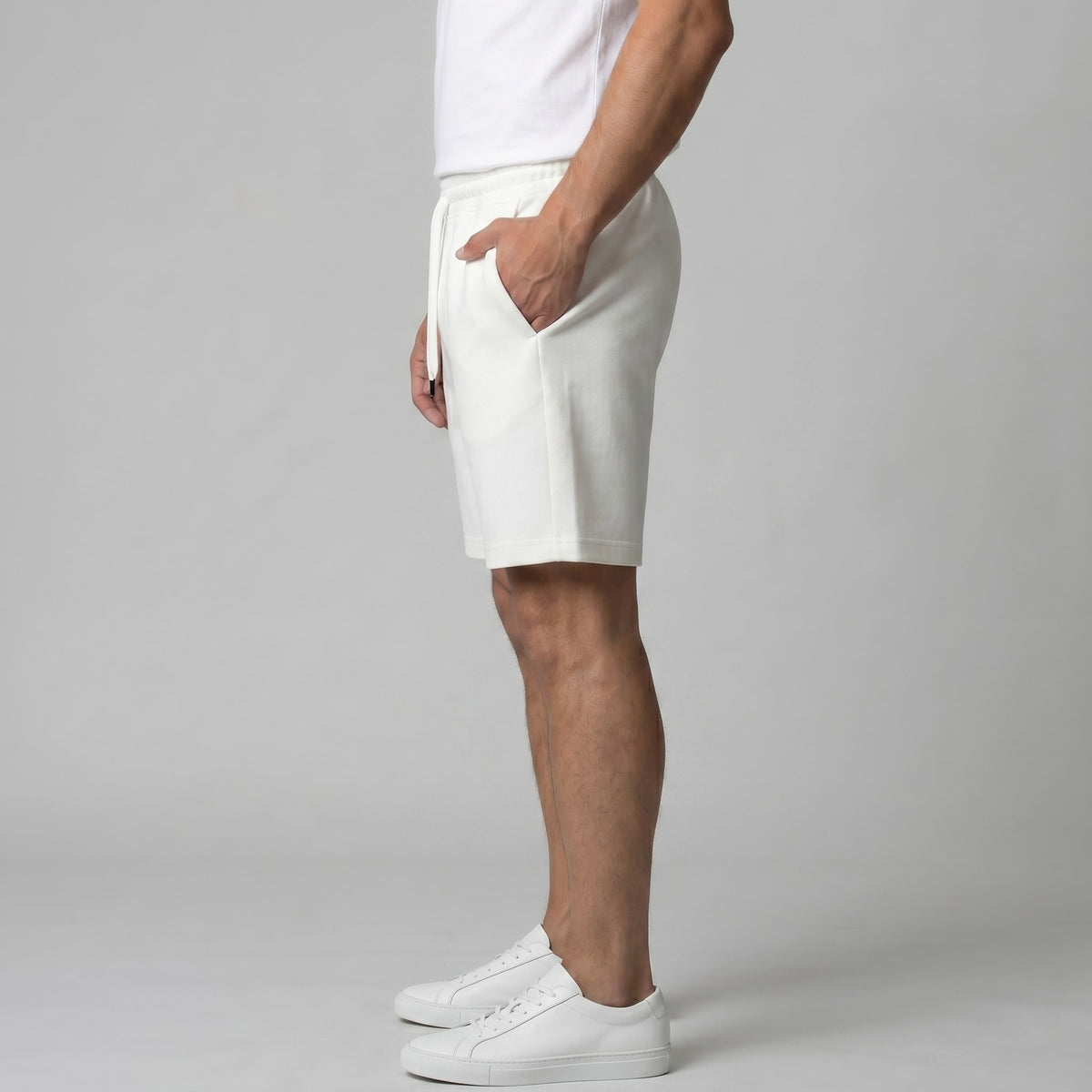 Herren Fleeceshorts mit Kordelzug | Peer