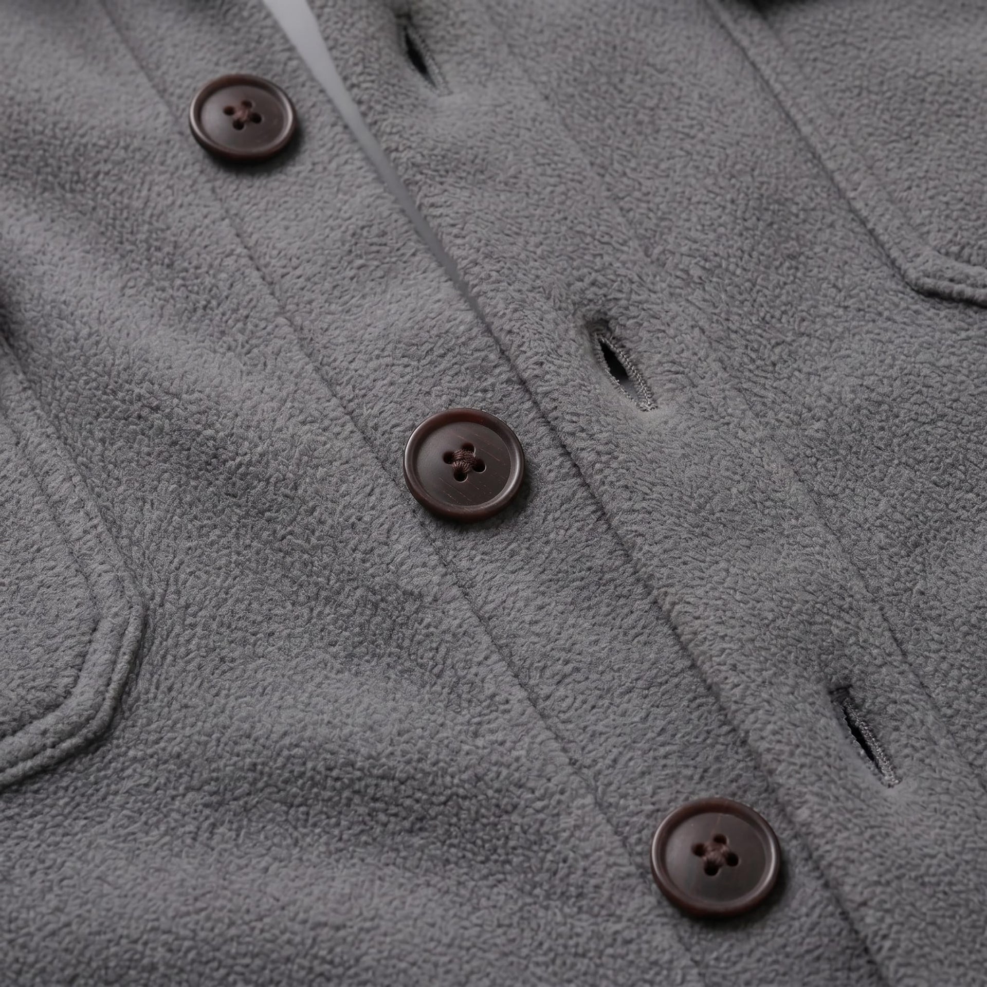 Herren Fleecejacke mit Hemdkragen | Ehrenfried