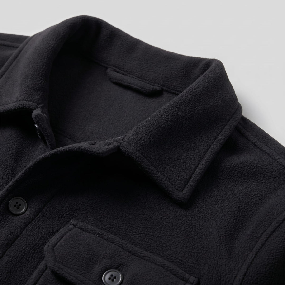 Herren Fleecejacke mit Hemdkragen | Ehrenfried