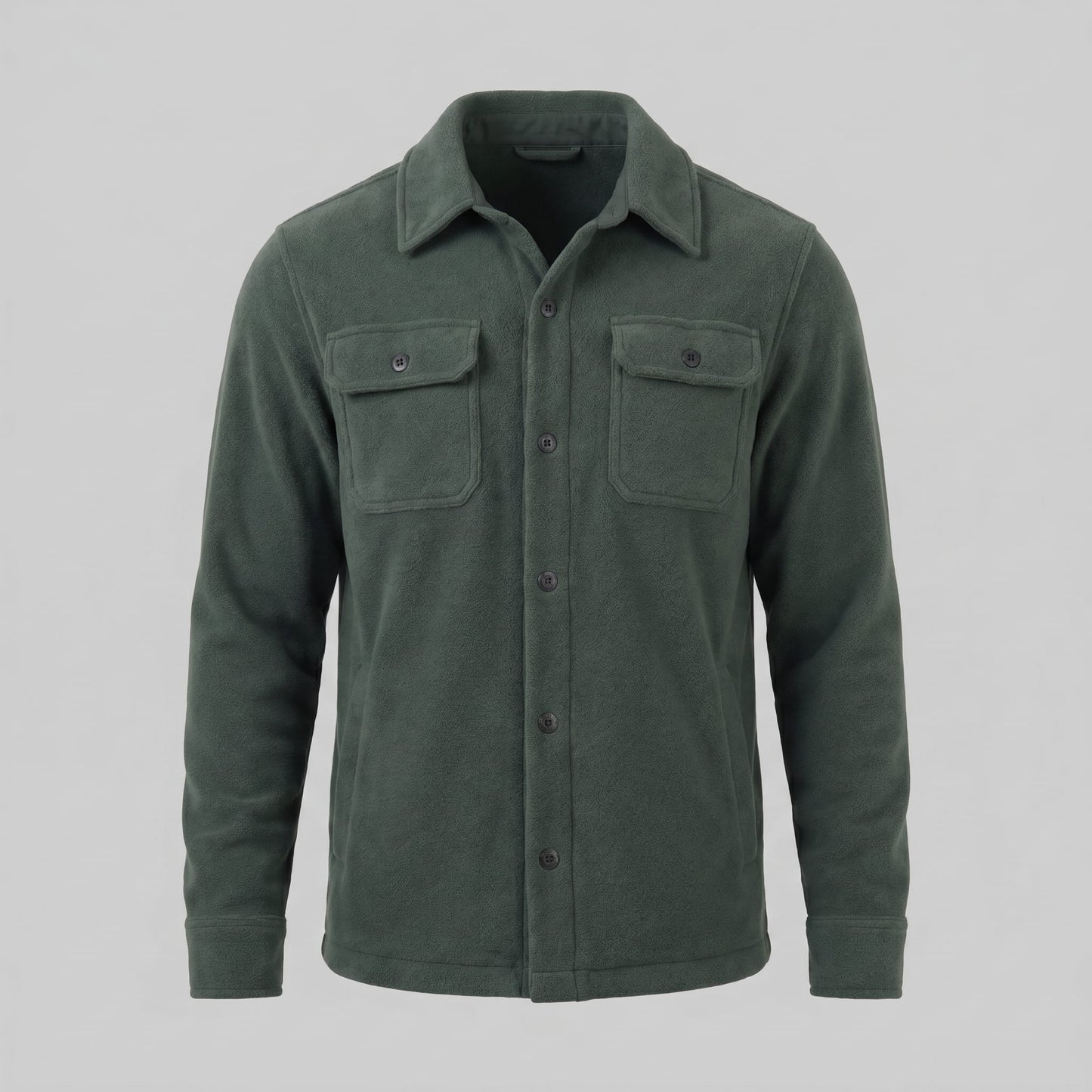 Herren Fleecejacke mit Hemdkragen | Ehrenfried_16