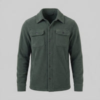 Herren Fleecejacke mit Hemdkragen | Ehrenfried