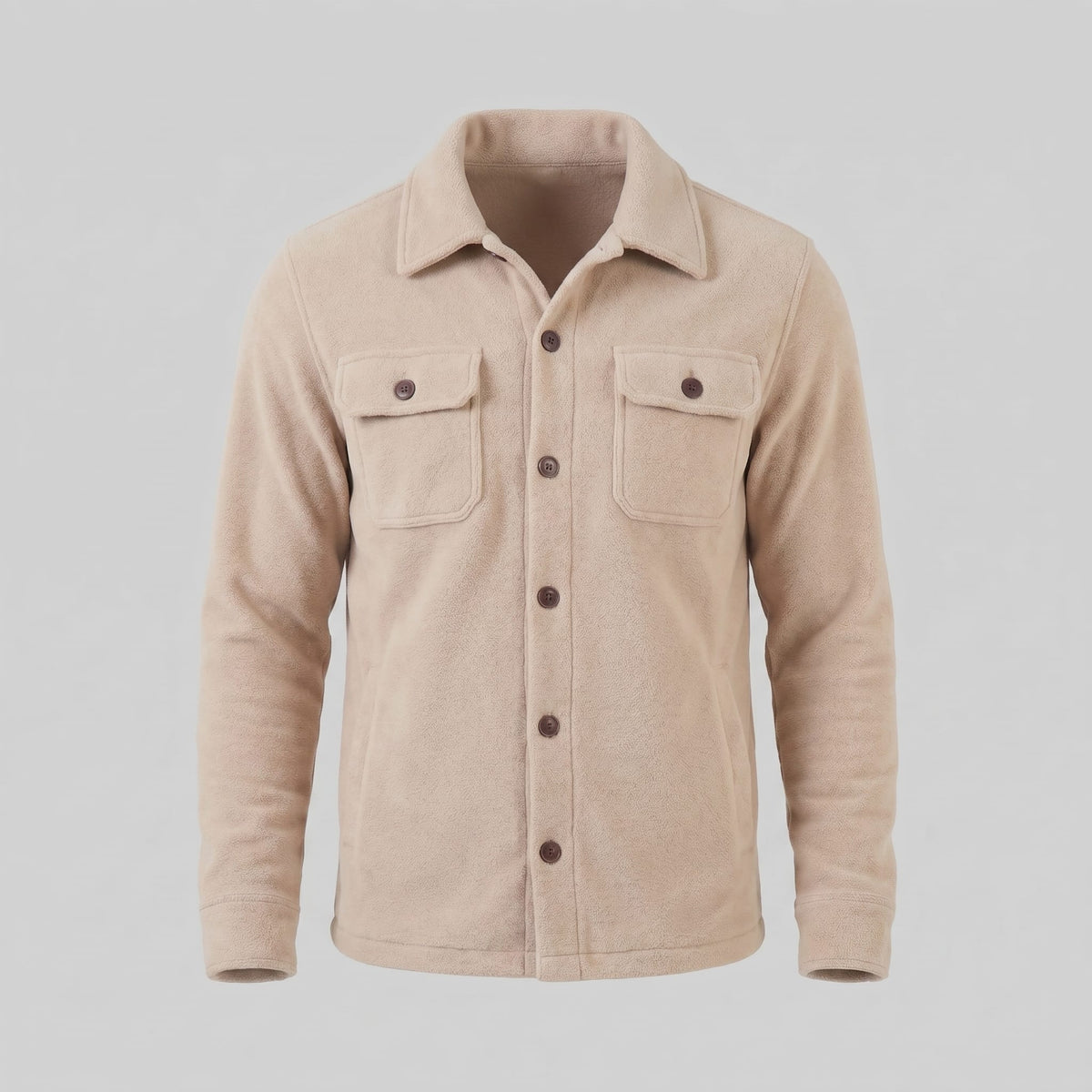 Herren Fleecejacke mit Hemdkragen | Ehrenfried_2