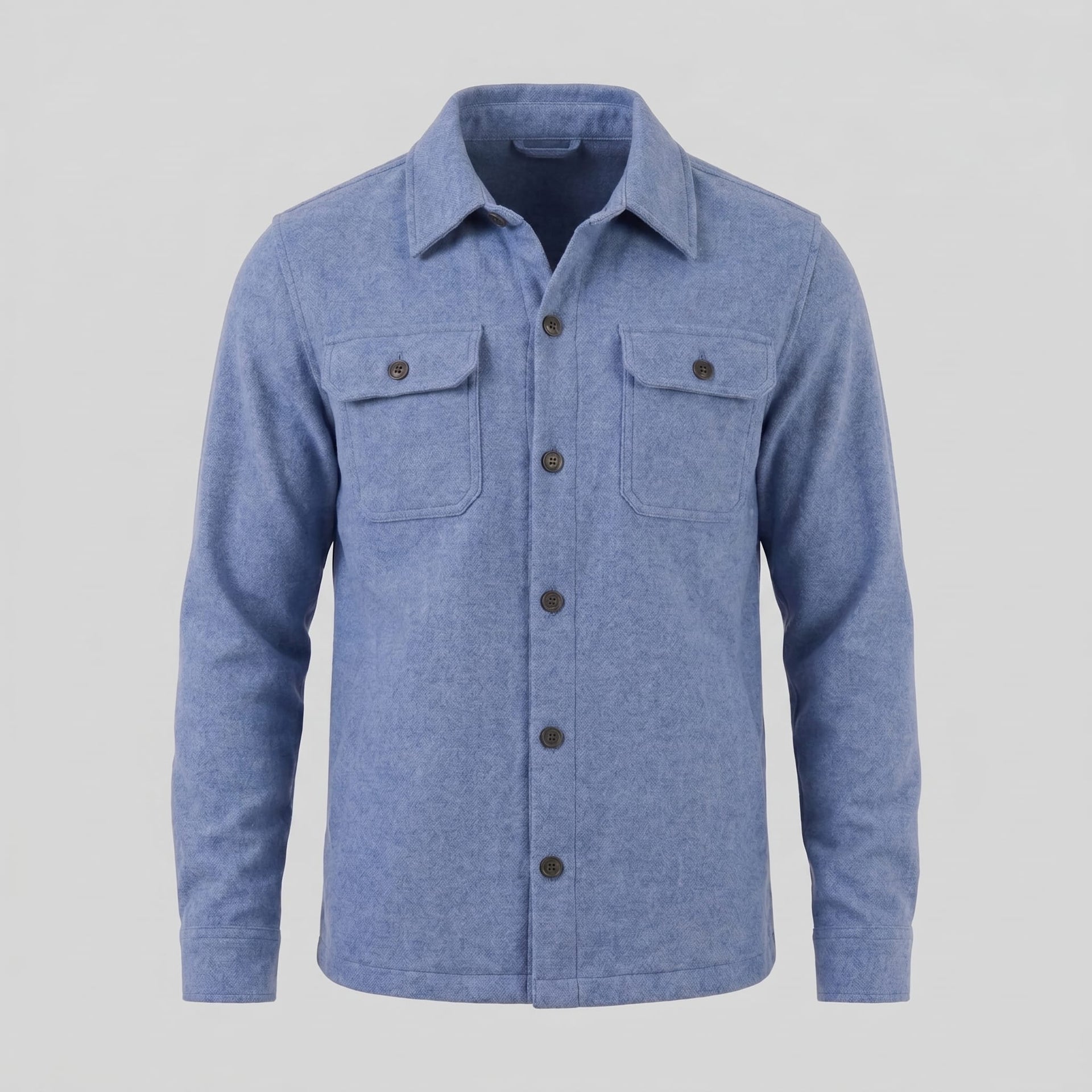 Herren Fleecejacke mit Hemdkragen | Ehrenfried