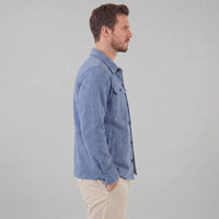 Herren Fleecejacke mit Hemdkragen | Ehrenfried