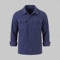 Herren Fleecejacke mit Hemdkragen | Ehrenfried
