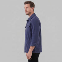 Herren Fleecejacke mit Hemdkragen | Ehrenfried