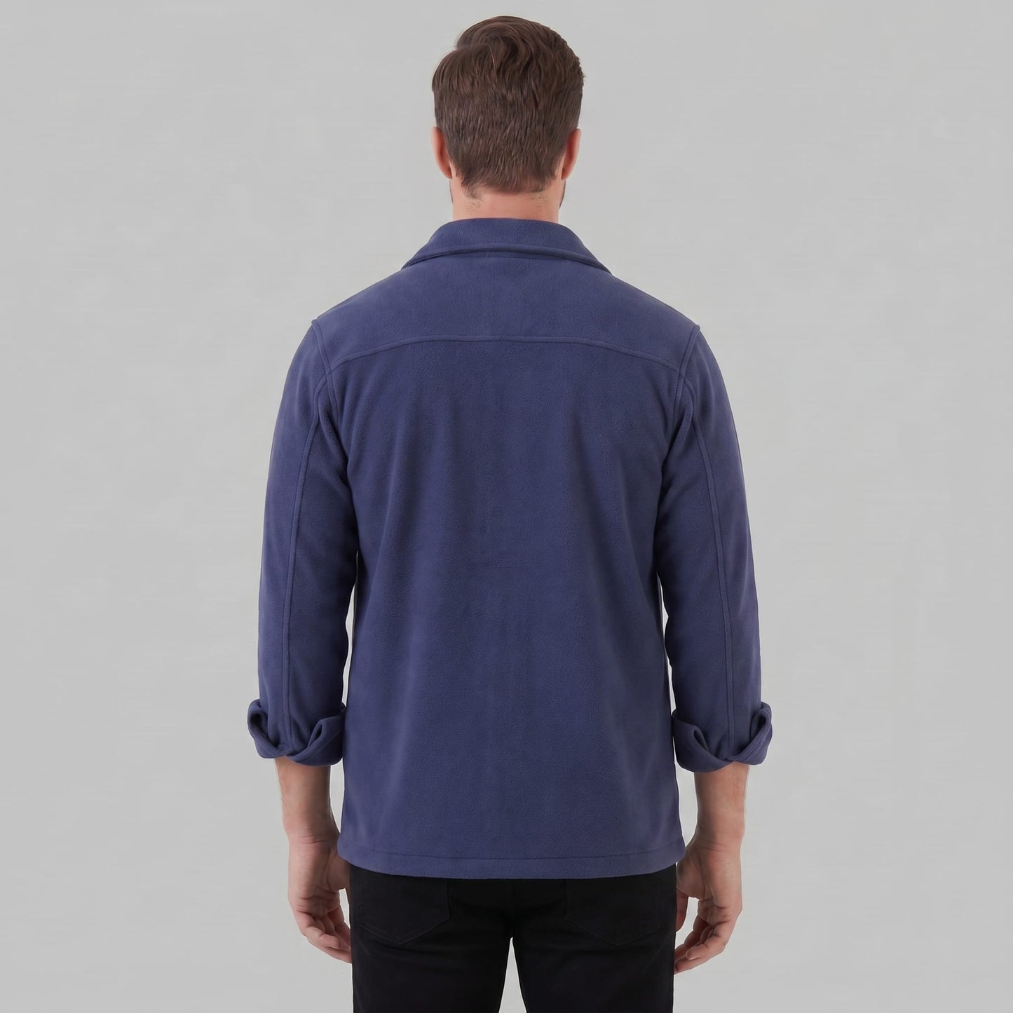 Herren Fleecejacke mit Hemdkragen | Ehrenfried_29