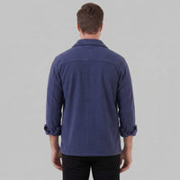Herren Fleecejacke mit Hemdkragen | Ehrenfried