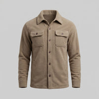 Herren Fleecejacke mit Hemdkragen | Ehrenfried