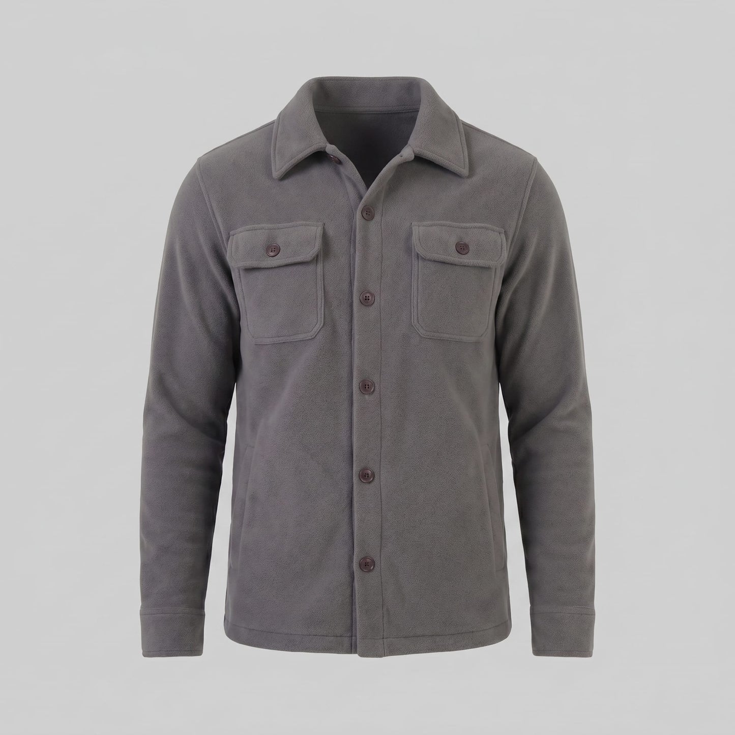 Herren Fleecejacke mit Hemdkragen | Ehrenfried_6