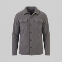 Herren Fleecejacke mit Hemdkragen | Ehrenfried