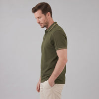 Herren Poloshirt Piqué mit Kontraststreifen | Erk