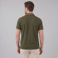 Herren Poloshirt Piqué mit Kontraststreifen | Erk