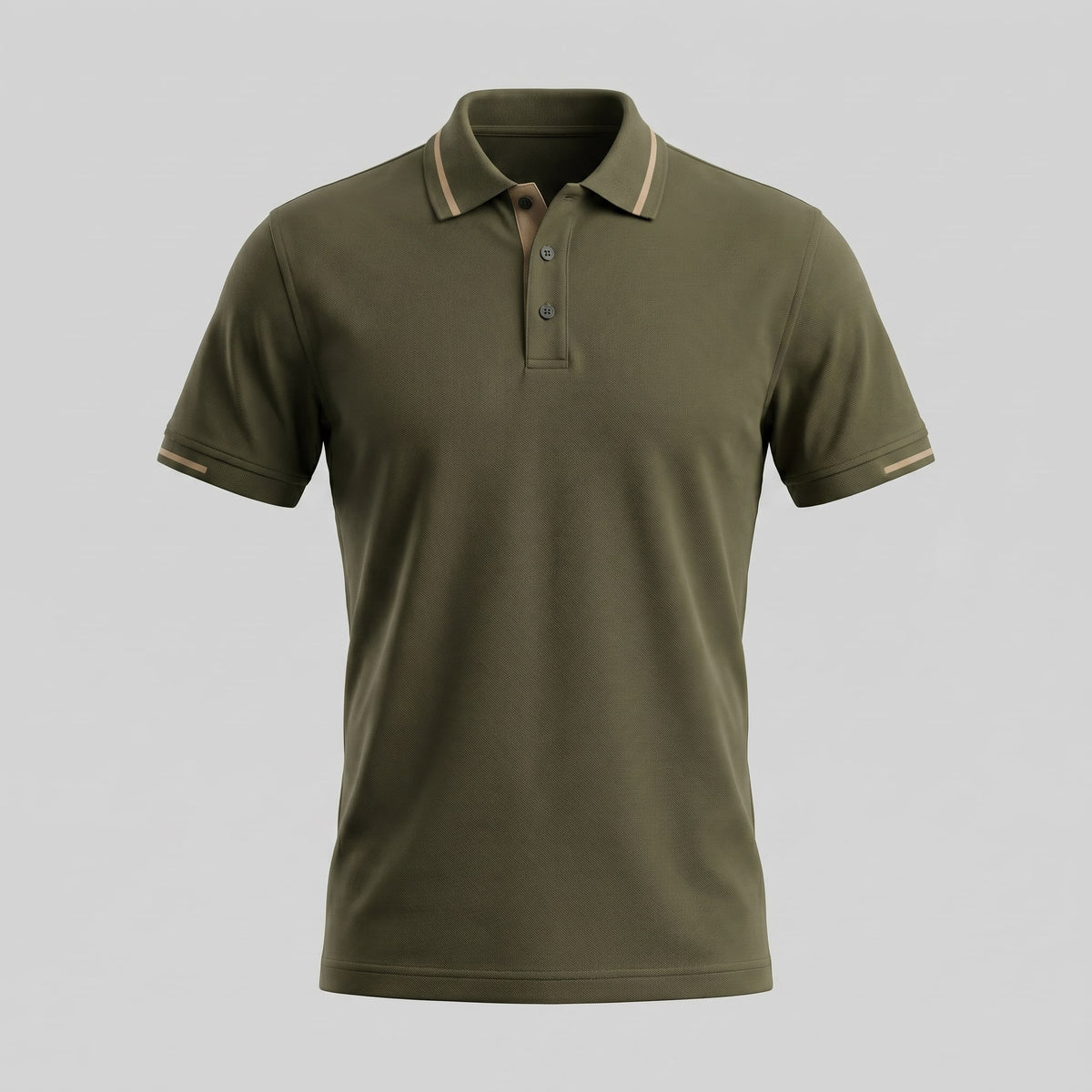Herren Poloshirt Piqué mit Kontraststreifen | Erk