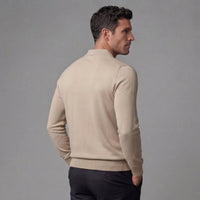 Herren Strickpoloshirt Langarm mit Reißverschluss | Ulrich