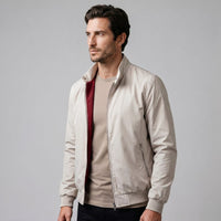 Herren Bomberjacke Slim Fit mit Stehkragen | Eilert