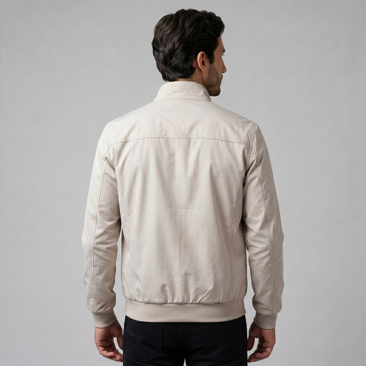 Herren Bomberjacke Slim Fit mit Stehkragen | Eilert_14