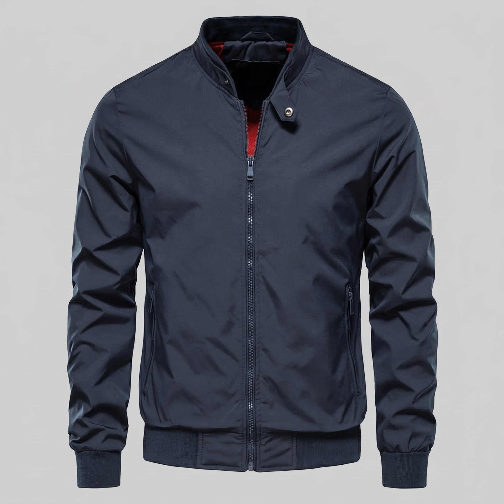 Herren Bomberjacke Slim Fit mit Stehkragen | Eilert