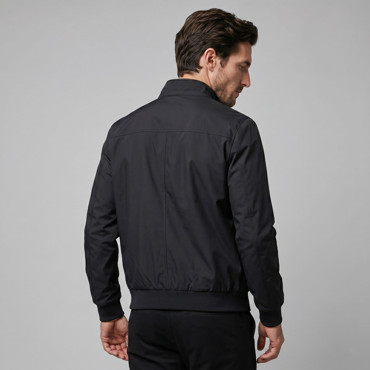 Herren Bomberjacke Slim Fit mit Stehkragen | Eilert
