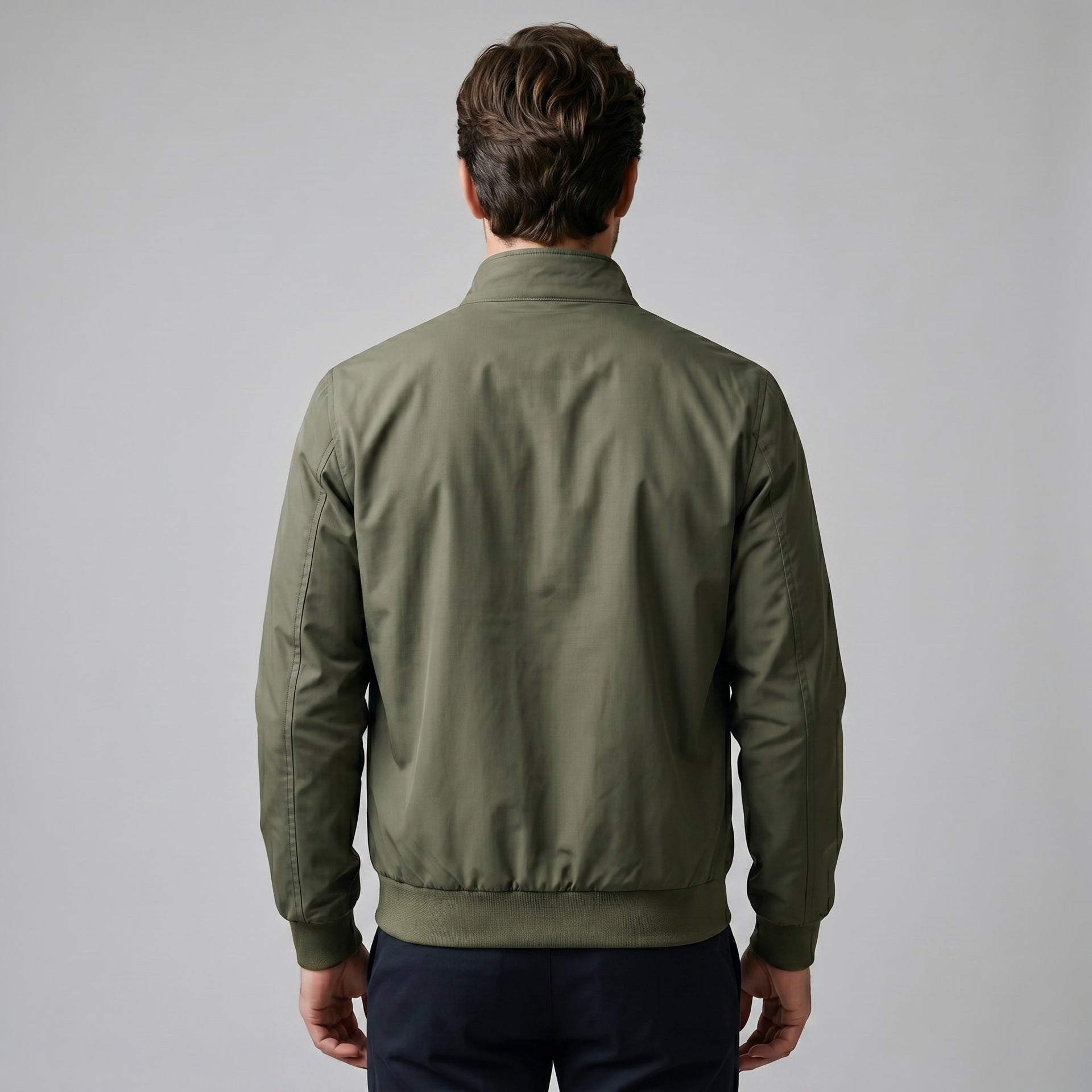 Herren Bomberjacke Slim Fit mit Stehkragen | Eilert