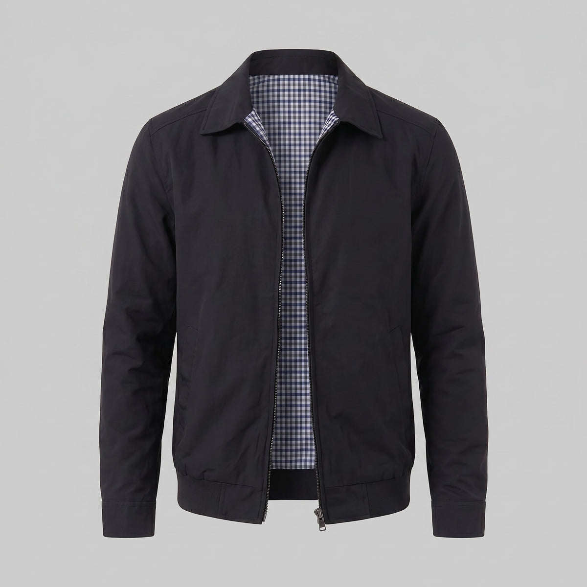 Herren Harrington-Jacke mit Karofutter | Timm_10