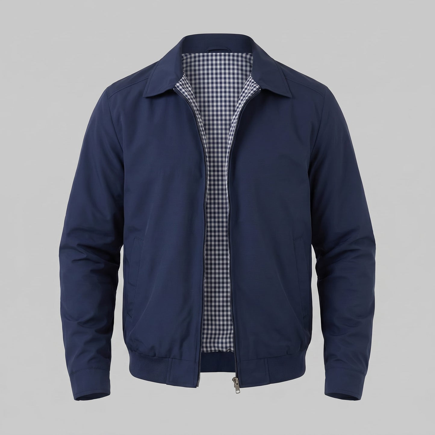 Herren Harrington-Jacke mit Karofutter | Timm_5