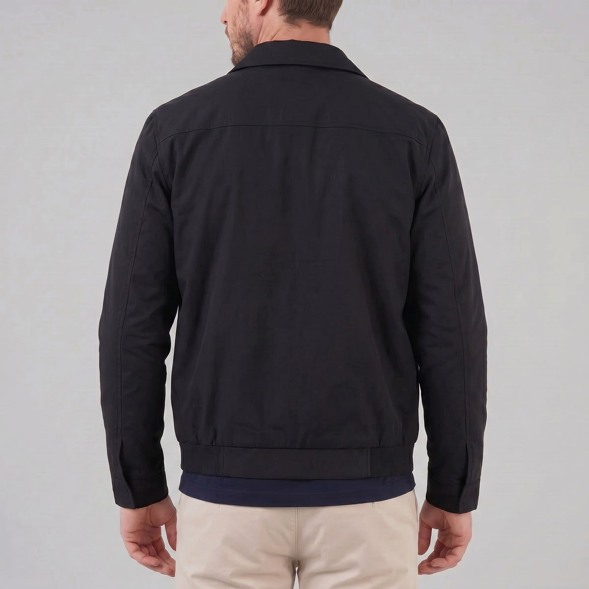 Herren Harrington-Jacke mit Karofutter | Timm