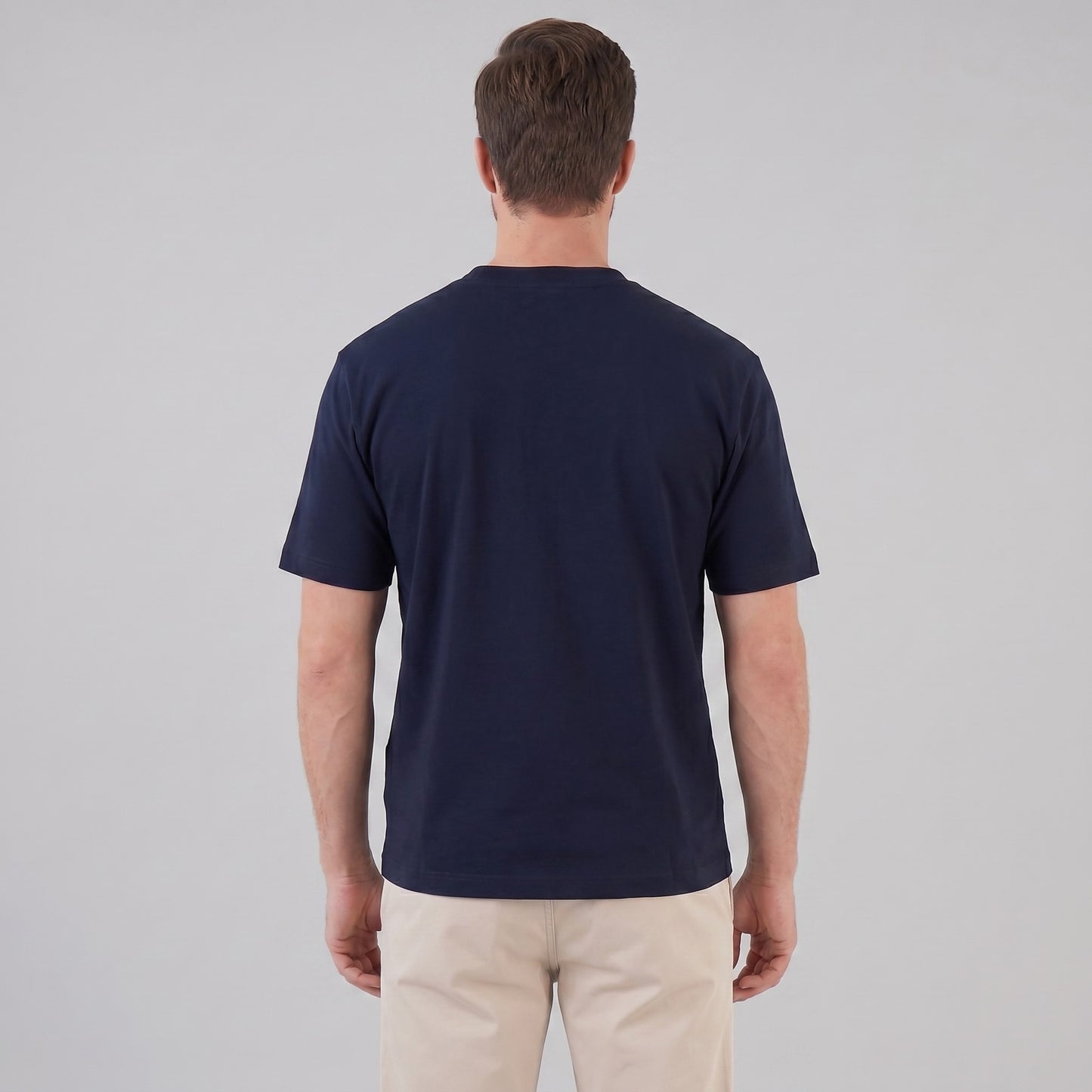 Herren Baumwollshirt Oversize mit Rundhalsausschnitt | Gottlieb_3