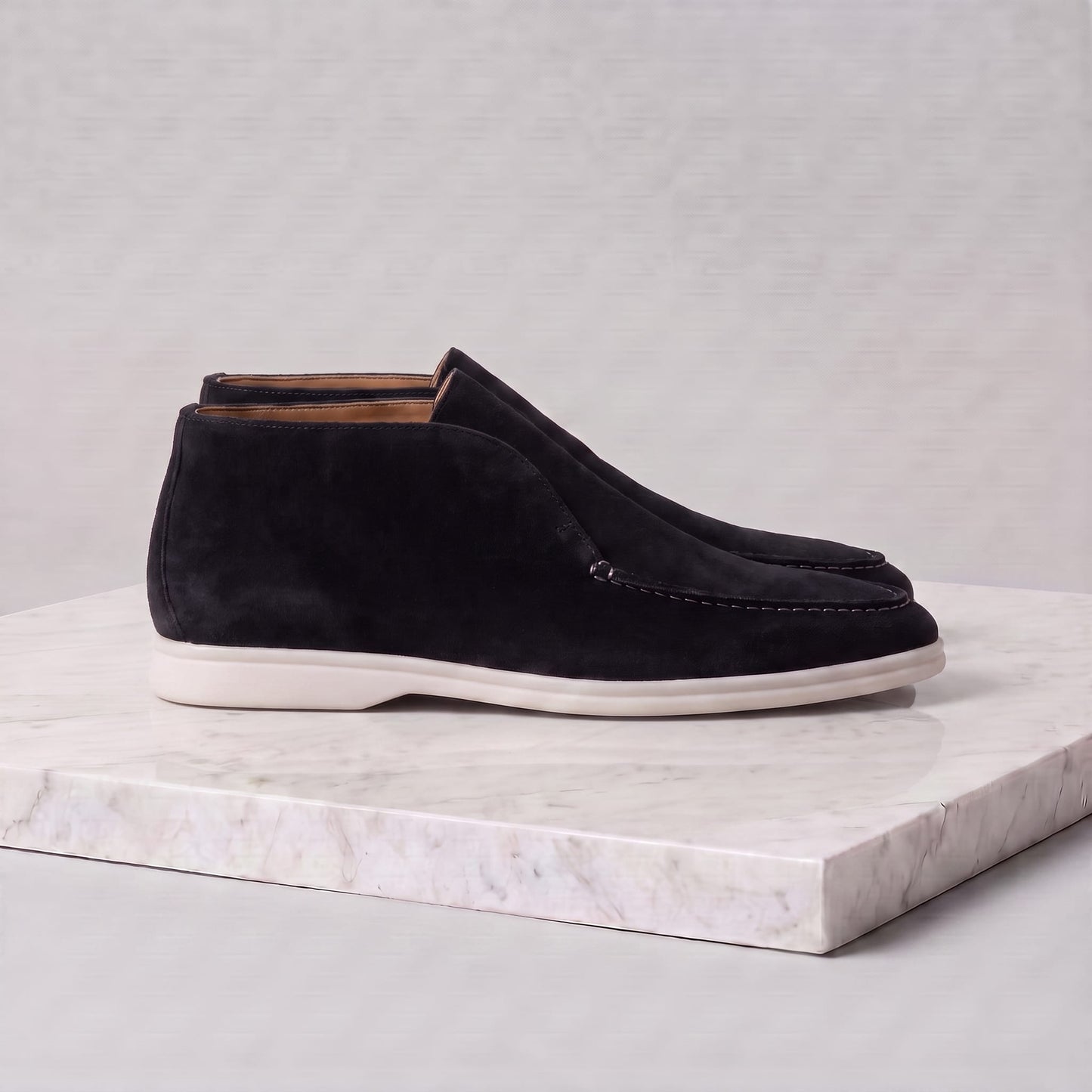 Herren Wildlederstiefelette mit Gummisohle | Heribert_10