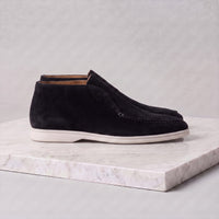 Herren Wildlederstiefelette mit Gummisohle | Heribert