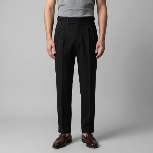 Herren Anzughose mit hohem Bund | Wendelin_1