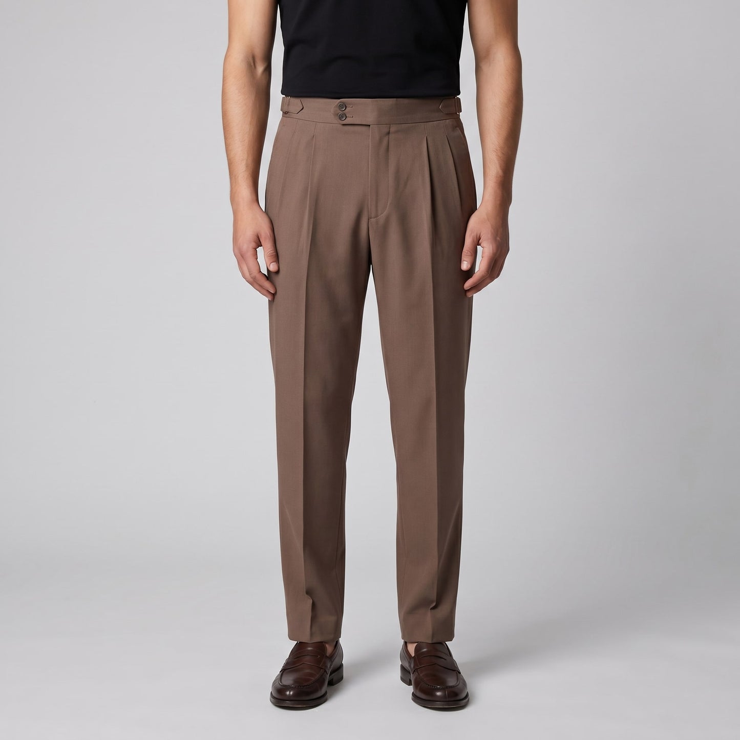 Herren Anzughose mit hohem Bund | Wendelin_8
