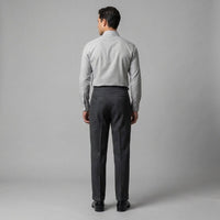 Herren Bundfaltenhose mit hohem Bund knitterarm | Werner