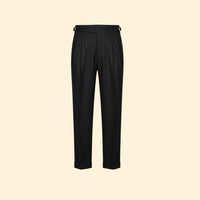 Herren Bundfaltenhose mit Umschlag | Hans