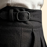 Herren Bundfaltenhose mit Umschlag | Hans