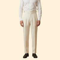 Herren Bundfaltenhose mit Umschlag | Hans