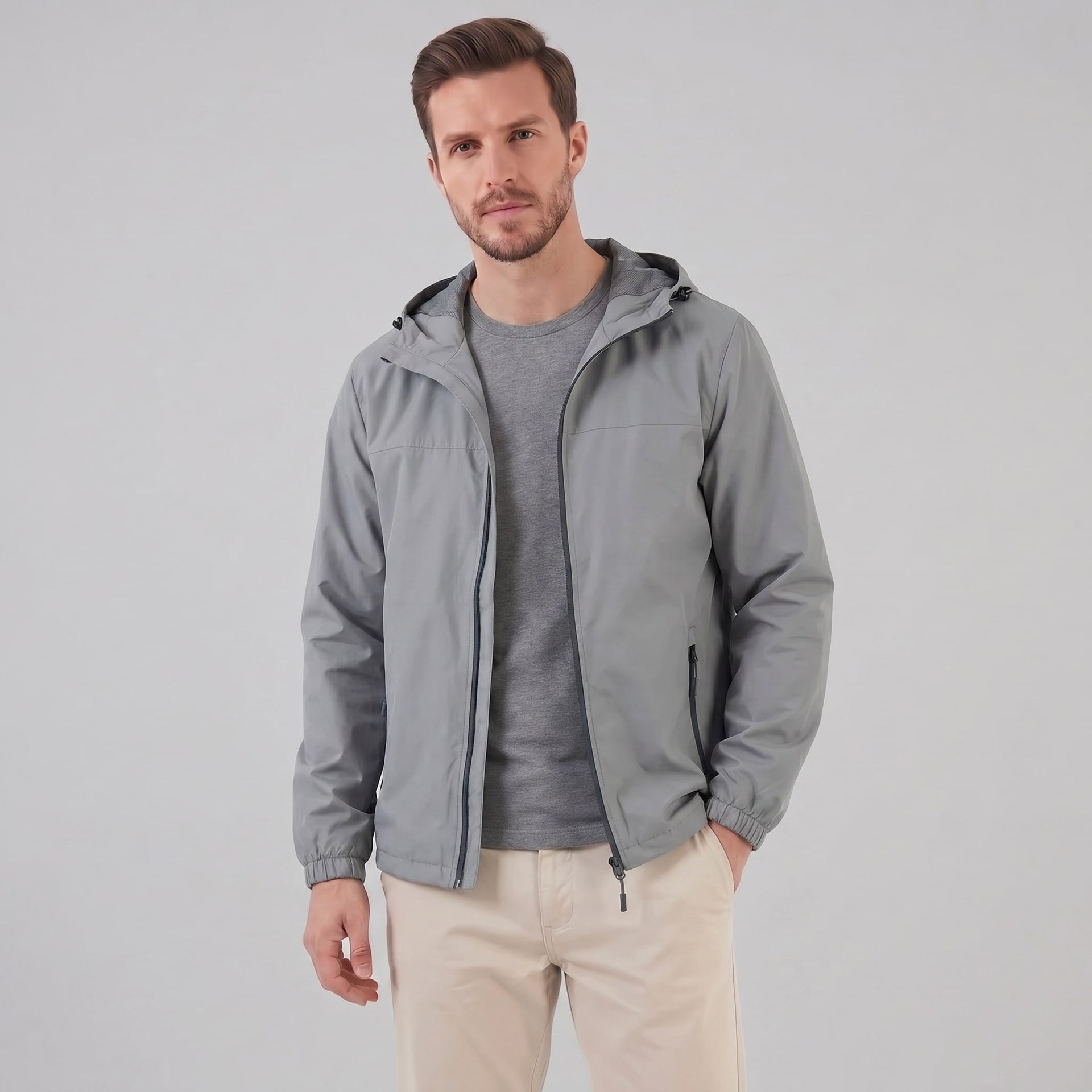 Herren Windjacke mit Kapuze | Elmar