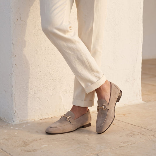 Herren Wildleder-Loafer mit Metalltrense | Herwig_1