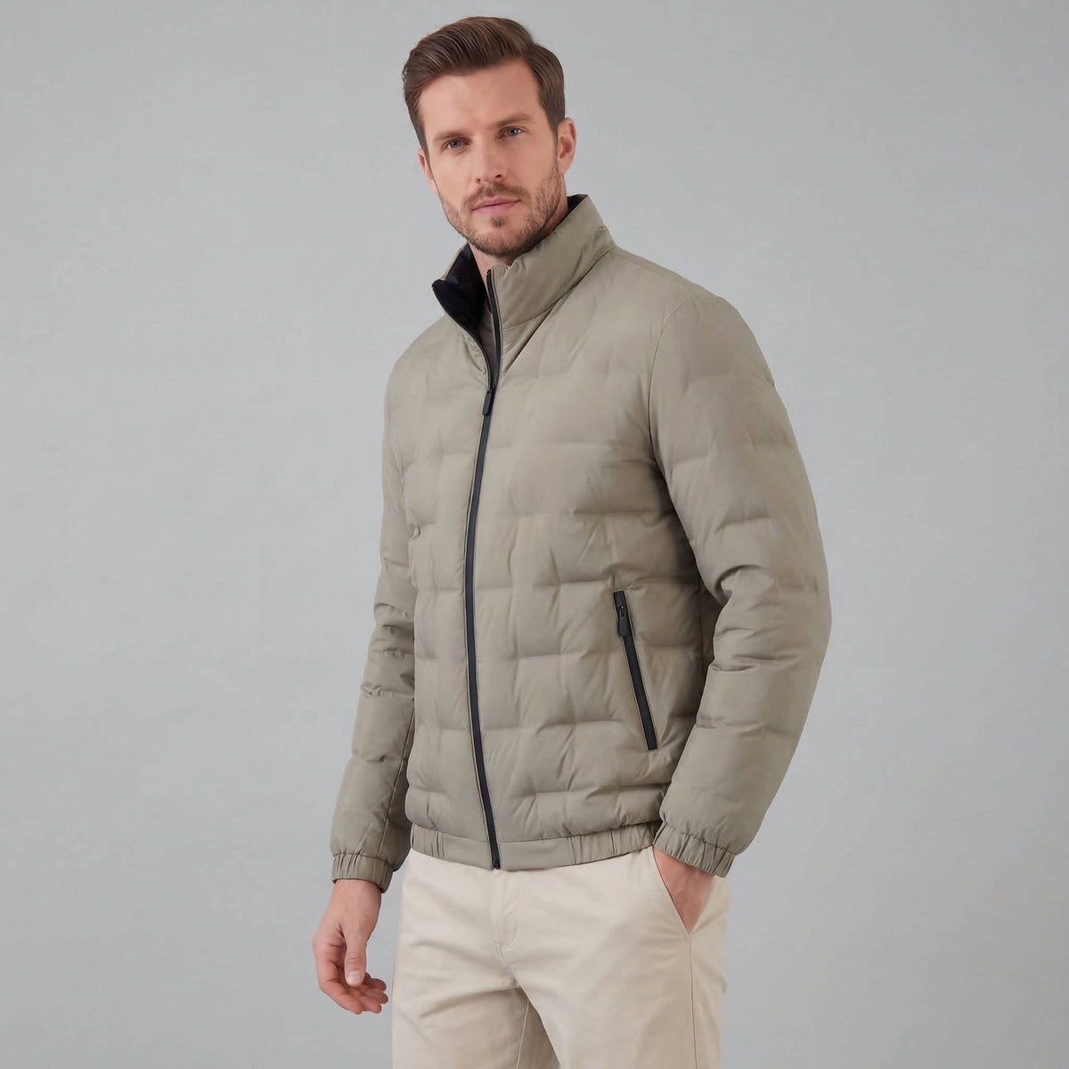 Herren Daunenjacke mit Stehkragen | Torsten_5