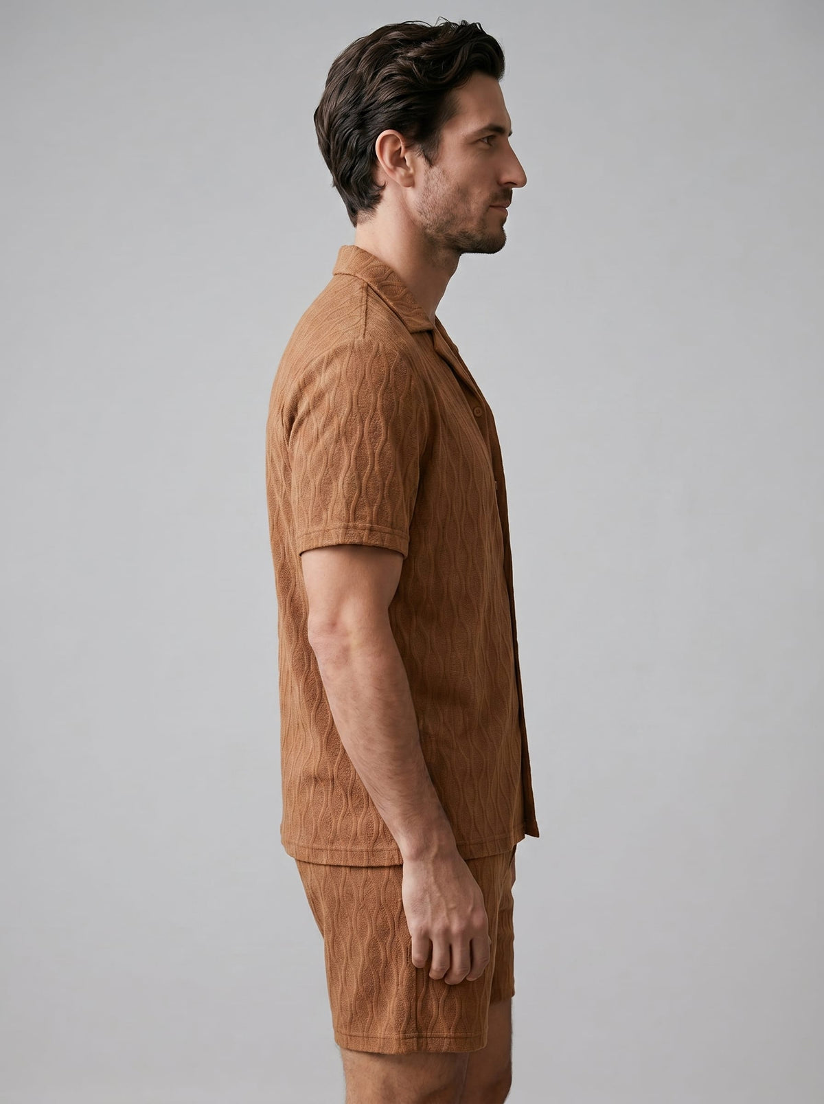 Herren Jacquardset mit Kubakragen | Anton_12