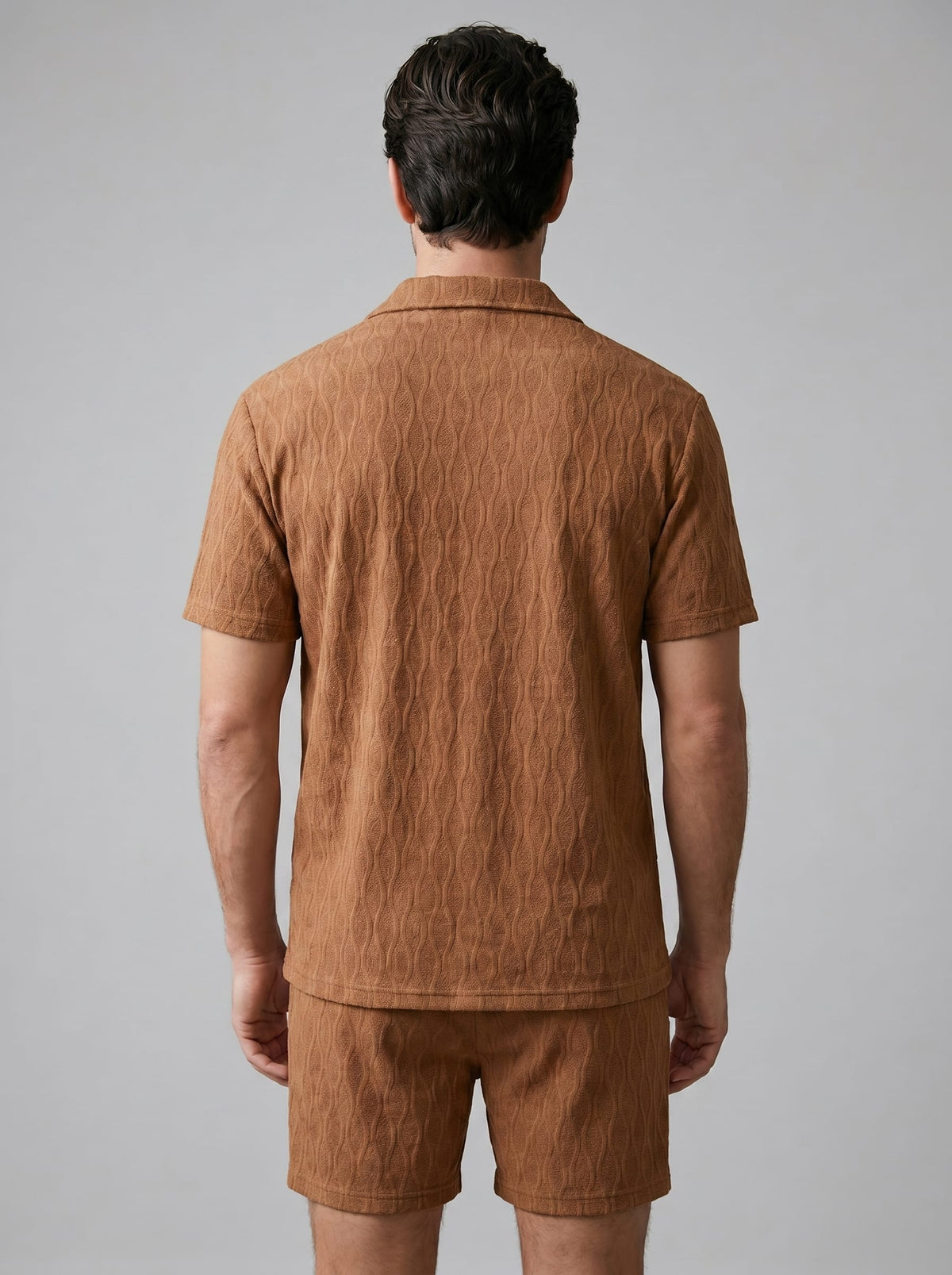 Herren Jacquardset mit Kubakragen | Anton_13